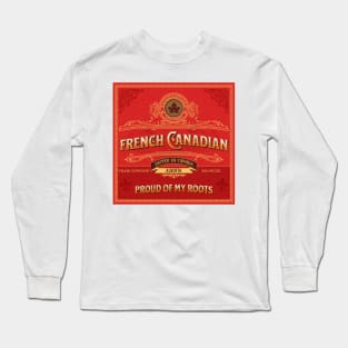 Proud to be an Albertan French Canadian Long Sleeve T-Shirt